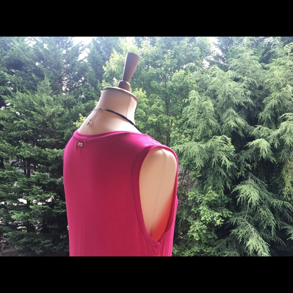 Calvin Klein Pink Maxi Dress ~ Large - Picture 10 of 11